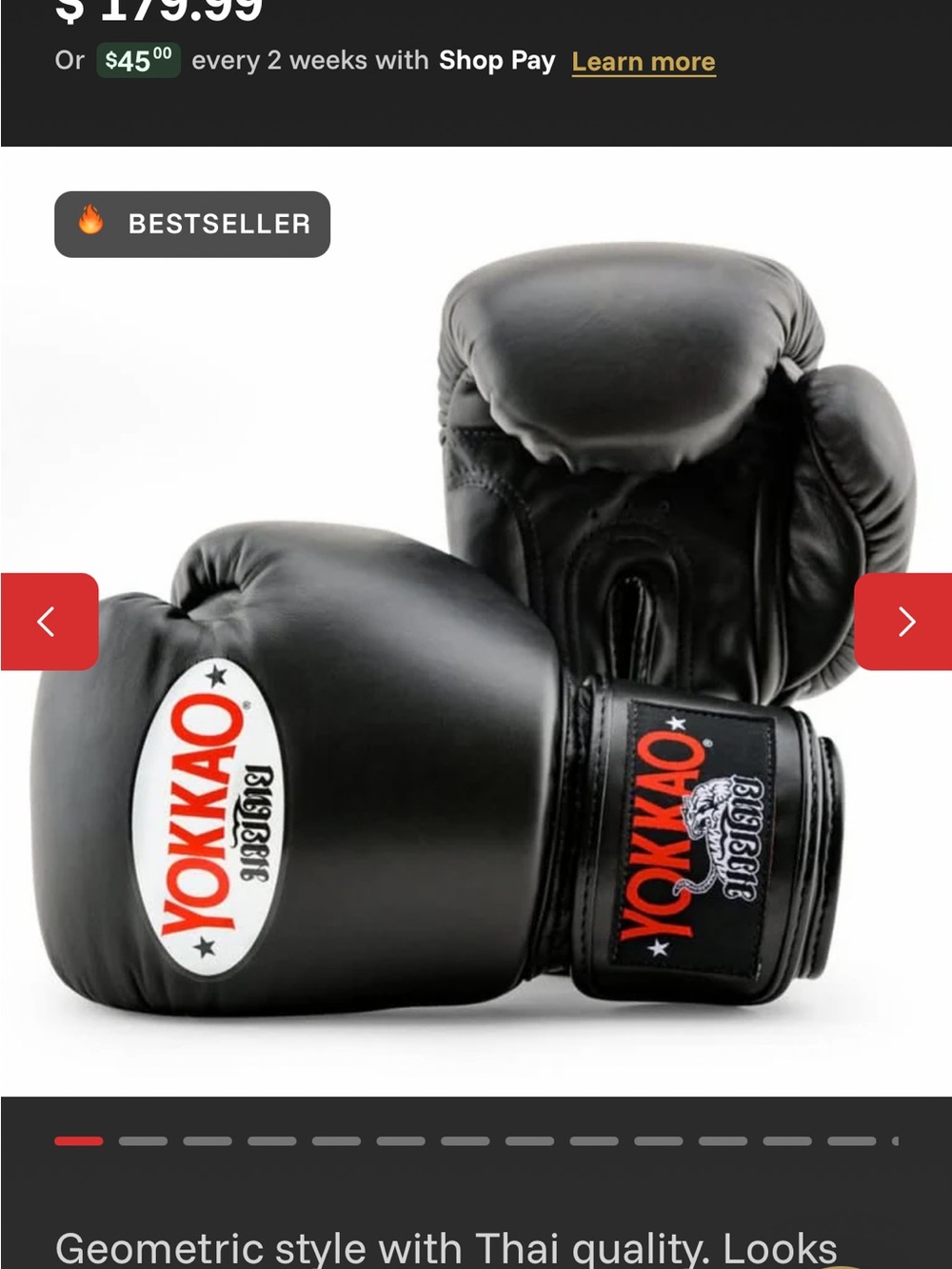 YOKKAO 'MATRIX' MUAY THAI GLOVES 160z